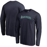 Seattle Mariners Team Wordmark Long Sleeve T-Shirt - MLB