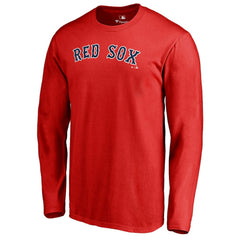 Boston Red Sox Team Wordmark Long Sleeve T-Shirt - MLB