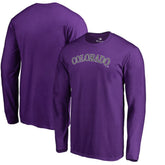 Colorado Rockies Team Wordmark Long Sleeve T-Shirt - MLB