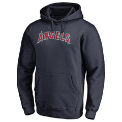 Los Angeles Angels Official Wordmark Fitted Pullover Hoodie - MLB