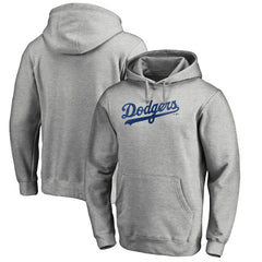 Los Angeles Dodgers Official Wordmark Fitted Pullover Hoodie - MLB