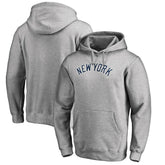 New York Yankees Official Wordmark Fitted Pullover Hoodie - MLB