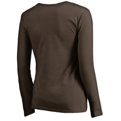 San Diego Padres Women's Cooperstown Collection Forbes Long Sleeve V-Neck T-Shirt - MLB