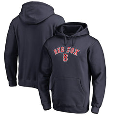 Boston Red Sox Vintage Cooperstown Collection Wahconah Fitted Pullover Hoodie - MLB