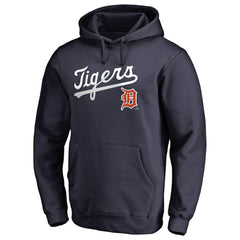 Detroit Tigers Vintage Cooperstown Collection Wahconah Fitted Pullover Hoodie - MLB