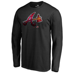 Atlanta Braves Midnight Mascot Long Sleeve T-Shirt - MLB