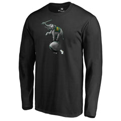 Athletics Midnight Mascot Long Sleeve T-Shirt - MLB