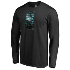 Seattle Mariners Midnight Mascot Long Sleeve T-Shirt - MLB