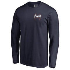 Chicago Bears Midway Monster Long Sleeve T-Shirt Navy | NFL