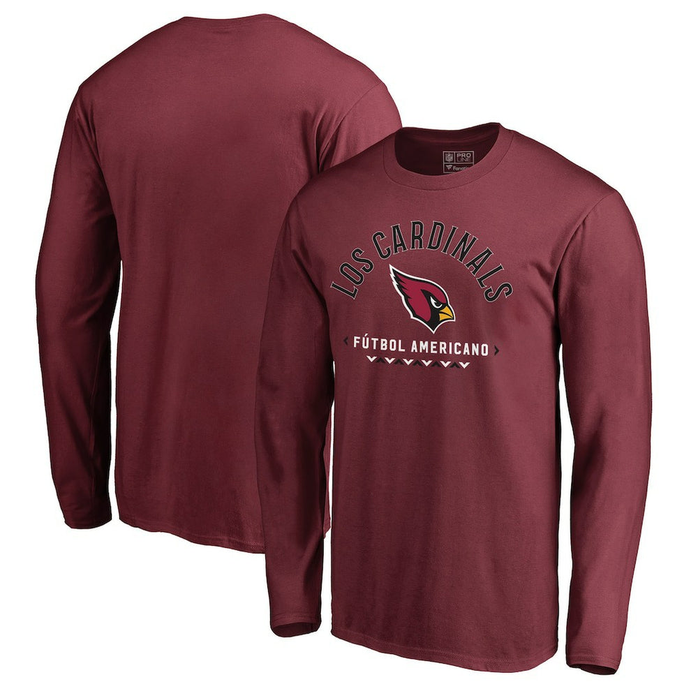 Arizona Cardinals Futbol Americano Long Sleeve T-Shirt Cardinal | NFL