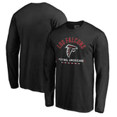 Atlanta Falcons Futbol Americano Long Sleeve T-Shirt Black | NFL