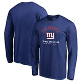 New York Giants Futbol Americano Long Sleeve T-Shirt Royal | NFL