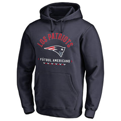 New England Patriots Futbol Americano Pullover Hoodie Navy | NFL
