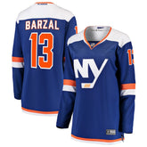 Mathew Barzal New York Islanders Fanatics Women's Alternate Breakaway Jersey - Blue - NHL