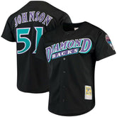 Randy Johnson Arizona Diamondbacks Mitchell & Ness Big & Tall Cooperstown Mesh Batting Practice Jersey - MLB