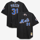 Mike Piazza New York Mets Mitchell & Ness Big & Tall Cooperstown Mesh Batting Practice Jersey - MLB