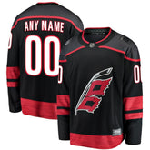 Carolina Hurricanes Fanatics Home Breakaway Custom Jersey - Black - NHL
