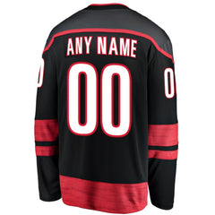 Carolina Hurricanes Fanatics Home Breakaway Custom Jersey - Black - NHL