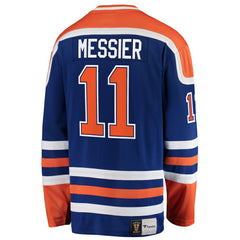 Mark Messier Edmonton Oilers Fanatics Premier Breakaway Retired Player Jersey - Blue - NHL