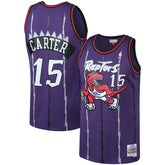 Vince Carter Toronto Raptors 1998/99 Big & Tall Hardwood Classics Swingman Jersey Purple - NBA