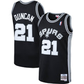 Tim Duncan San Antonio Spurs 1998/99 Big & Tall Hardwood Classics Swingman Jersey Black - NBA