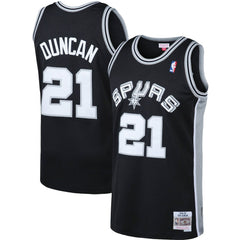Tim Duncan San Antonio Spurs 1998/99 Big & Tall Hardwood Classics Swingman Jersey Black - NBA