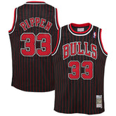 Scottie Pippen Chicago Bulls Big & Tall Hardwood Classics Swingman Jersey Black - NBA
