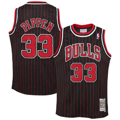 Scottie Pippen Chicago Bulls Big & Tall Hardwood Classics Swingman Jersey Black - NBA