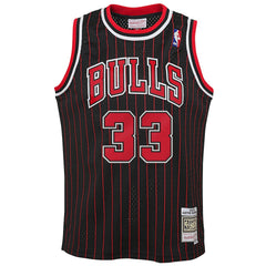 Scottie Pippen Chicago Bulls Big & Tall Hardwood Classics Swingman Jersey Black - NBA