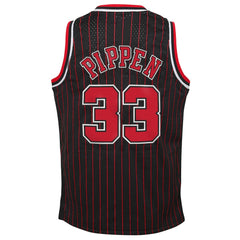 Scottie Pippen Chicago Bulls Big & Tall Hardwood Classics Swingman Jersey Black - NBA