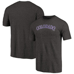 Colorado Rockies Team Wordmark Tri-Blend T-Shirt - MLB