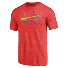 St. Louis Cardinals Team Wordmark Tri-Blend T-Shirt - MLB
