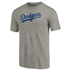 Los Angeles Dodgers Team Wordmark Tri-Blend T-Shirt - MLB