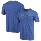 Seattle Mariners Team Wordmark Tri-Blend T-Shirt - MLB