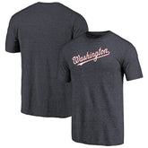 Washington Nationals Team Wordmark Tri-Blend T-Shirt - MLB