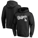 Los Angeles Dodgers Team Lockup Fitted Pullover Hoodie - MLB