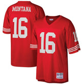 Joe Montana San Francisco 49ers Big & Tall 1990 Retired Player Replica Jersey Scarlet | Mitchell & Ness