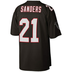 Deion Sanders Atlanta Falcons Big & Tall 1992 Retired Player Replica Jersey Black | Mitchell & Ness