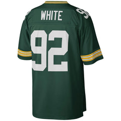 Reggie White Green Bay Packers Big & Tall 1996 Retired Player Replica Jersey Green | Mitchell & Ness