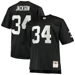 Bo Jackson Las Vegas Raiders Big & Tall 1988 Retired Player Replica Jersey Black | Mitchell & Ness