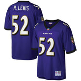 Ray Lewis Baltimore Ravens Big & Tall 2000 Retired Player Replica Jersey Purple | Mitchell & Ness
