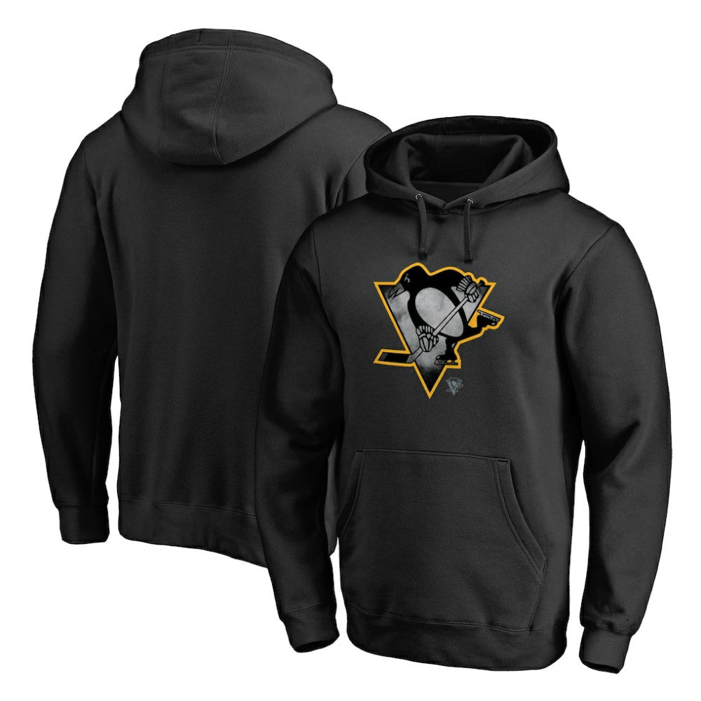 Pittsburgh Penguins Core Smoke Pullover Hoodie - Black - NHL