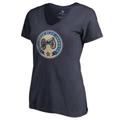 Columbus Blue Jackets Women's Team Alternate V-Neck T-Shirt - Navy - NHL