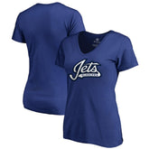Winnipeg Jets Women's Team Alternate V-Neck T-Shirt - Blue - NHL