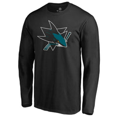 San Jose Sharks Team Alternate Long Sleeve T-Shirt - Black - NHL