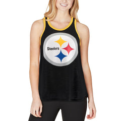 Pittsburgh Steelers G-III 4Her by Carl Banks Women's Tater Tank Top Black | NFL
