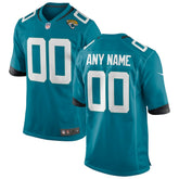 Jacksonville Jaguars Youth Custom Game Jersey Teal | Nike for Sale