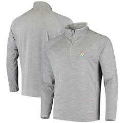 Miami Marlins Vineyard Vines Performance Sankaty Half-Zip Pullover Top - MLB