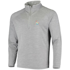 Miami Marlins Vineyard Vines Performance Sankaty Half-Zip Pullover Top - MLB