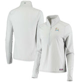 Miami Marlins Vineyard Vines Women's Performance Grid Half-Zip Pullover Top - MLB